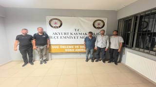 Akyurtta polisten kaçan 5 şüpheli yakalandı