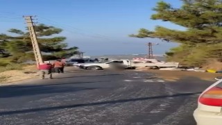Alanyada lastiği patlayan kamyonet kaza yaptı: Sürücü hayatını kaybetti