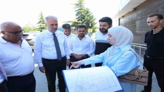 Alanyurt yüzme havuzunda yapım çalışmaları sürüyor