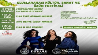 Alaşehirde festival coşkusu başlıyor