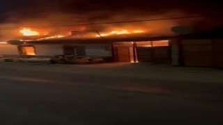 Alev alev yanan ev kamerada