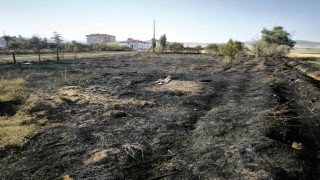 Altınyaylada yangın paniği: Alevler evlere sıçramadan söndürüldü