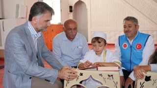 Amasyada 9 yaşındaki otizmli Asilhan, Kuran-ı Kerim okumayı öğrendi