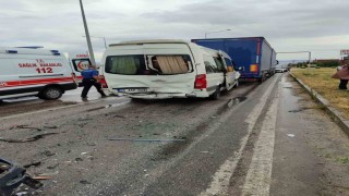 Amasyada zincirleme kaza: 11 yaralı
