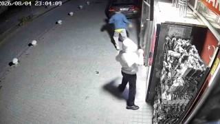 Ankarada marketten içecek çalan çocuklar kamerada
