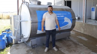 Antalya’da Süt Üreticisine Soğutma Tankı Desteği