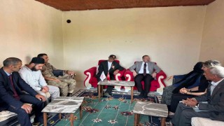 Arpaçay Kaymakamı Güvenç, Kıbrıs Gazisi Şimşiri evinde ziyaret etti