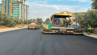 Aydın Büyükşehirin yol çalışmaları sürüyor