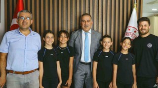 Aydın Gençlik ve Spor İl Müdürü Yığmatepe başarılı sporcuları ağırladı