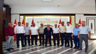 Aydın Valisi Varol, Nazilli mahalle muhtarlarını kabul etti