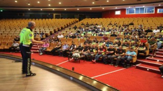 Aydında 200 motosiklet sürücüsüne güvenli sürüş eğitimi