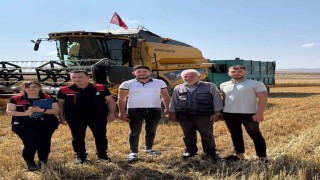 Aydıntepede başlayan hububat hasadında biçerdöver kontrolleri yapıldı