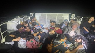 Ayvacık açıklarında 37 kaçak göçmen ve 2 organizatör yakalandı