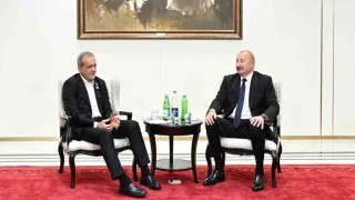Azerbaycan Cumhurbaşkanı Aliyev, İran Cumhurbaşkanı Pezeşkiyan ile Bişkekte görüştü
