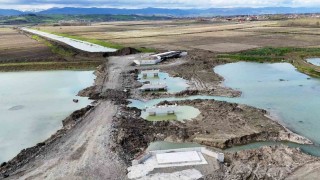 Bafra Ovasında 3 milyar TLlik sulama projesinin yapımı sürüyor