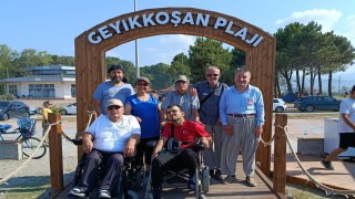 Bafrada görme engellilerden geleneksel piknik buluşması