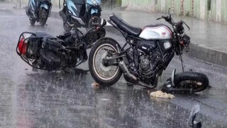 Bahçeşehirde motosiklet kazası: 1 ölü, 1 yaralı
