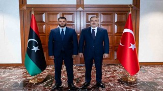 Bakan Fidan, Libya Milli Birlik Hükümeti İçişleri Bakan Vekili Trabelsi ile görüştü