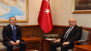 Bakan Güler, Güney Korenin Ankara Büyükelçisi Booyu kabul etti