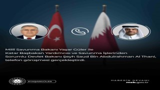 Bakan Güler, Katarlı mevkidaşı Al Thani ile görüştü