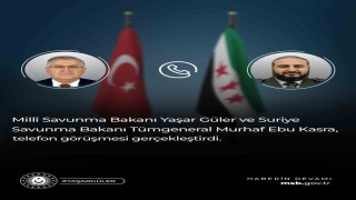 Bakan Güler, Suriyeli mevkidaşı Ebu Kasra ile görüştü