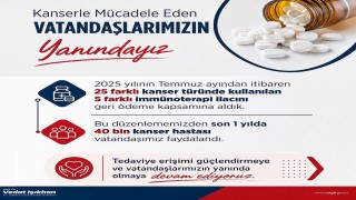 Bakan Işıkhan: ilaçlardan son 1 yılda 40 bin kanser hastası vatandaşımız faydalandı