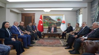 Bakan Tekinden, Şırnak Valiliğine ziyaret