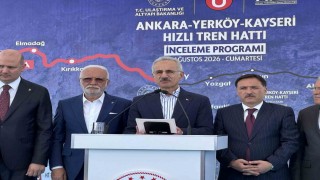 Bakan Uraloğlu: Yerköy - Kayseri Yüksek Hızlı Tren Projesinde işin yarısını tamamladık