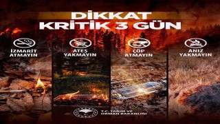 Bakan Yumaklı: Orman yangınları açışından kritik 3 gün