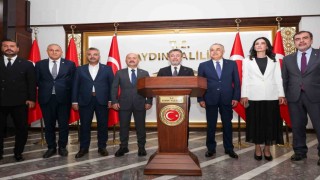 Bakan Yumaklının ikinci durağı Aydın Valiliği oldu