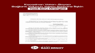 Baki Ersoy, Vatan Mahallesi-Boyacı Mahallesi Bağlantı Yolunu TBMM gündemine taşıdı