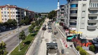 Balıkesir Büyükşehir, Savaştepe Caddesini yeniliyor