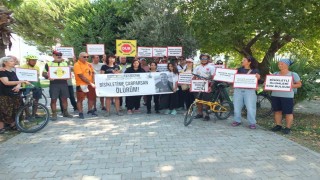 Balıkesirde kaza kurbanı Serkan Kadıoğlu için eylem düzenlendi