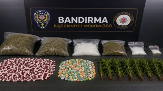 Bandırmada 8 ayda 21 kilodan fazla uyuşturucu ele geçirildi