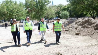 Başkan Erol, Kestelin kalbi Aile Parkındaki çalışmaları inceledi