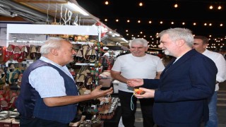Başkan Fırat  Görgel, Ağustos Fuarında esnaf ve vatandaşlarla buluştu