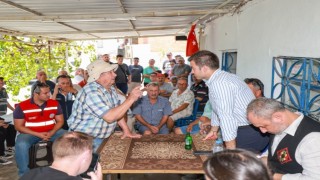 Başkan Mandalinci saha çalışmalarını Karaovada sürdürdü