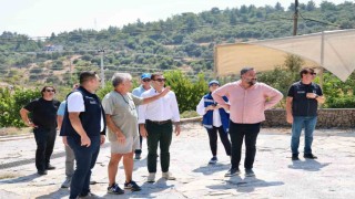 Başkan Mandalinciden Dereköy ve Dağbelende saha mesaisi