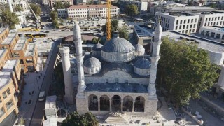Başkan Taşkın ve Milletvekili Babacan Yeni Camideki çalışmaları inceledi