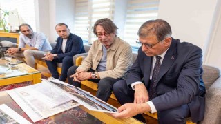Başkan Tugay ve Sepil Göztepenin İnciraltı projesini görüştü