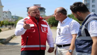 Başkan Türkel: Yol sorununu tamamen çözene kadar sahadayız