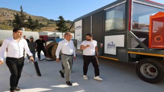 Başkan Yapar, Asfalt Plent Tesisinde incelemelerde bulundu