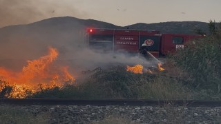 Bayındır çevre yolunda yangın