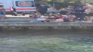 Bebek sahilinde boğulma tehlikesi: Vatandaşlar kurtardı