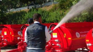 (BEKLESİN) Muğla Büyükşehirden kırsal mahallelere yangın tankeri desteği