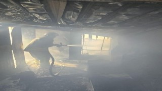 Belende ev yangını yaşandı