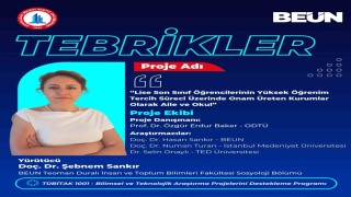 BEUN Akademisyenlerinden Yükseköğrenim Tercih Süreçlerine Yönelik TÜBİTAK 1001 Projesi