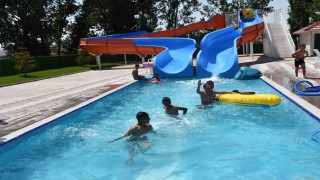 Beylikova'da aquapark ve yüzme havuzları yeniden hizmete açıldı