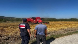Biçerdöver operatörlerine yangın uyarısı