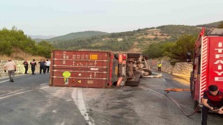 Bilecikte 2 tır çarpıştı, 1 kişi yaralandı
